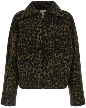 Nude Animalier Bomber Jacket - Black