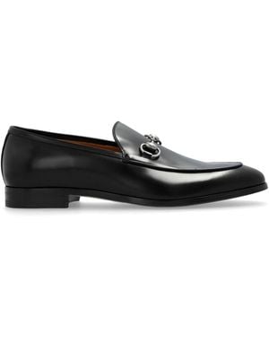 Gucci Leather Loafers - Black