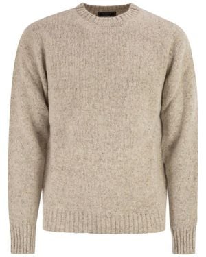 Peserico Wool And Cashmere Sweater - Natural