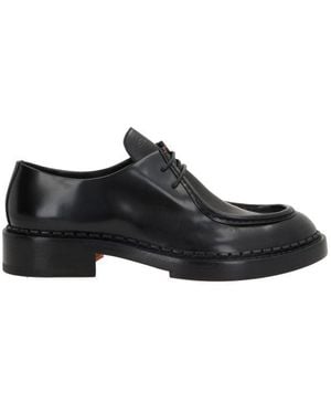 Santoni Flat Shoes - Black