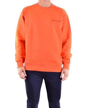 Moschino Crew Neck Sweatshirt - Orange
