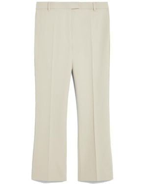 パンツ Max Mara GALIZIA SLIM FIT COTTON TROUSERS Slim-fit cotton trousers, brown | 