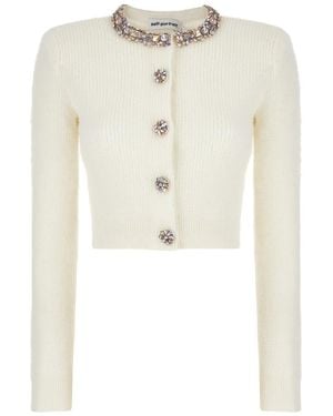 Self-Portrait Knitwear - White