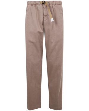 White Sand Long Classic Pants - Brown