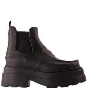 Alexander Wang Carter Platform Rain Ankle Boots - Black