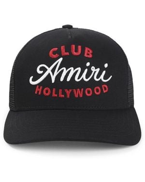 Amiri Club Trucker Hat - Black
