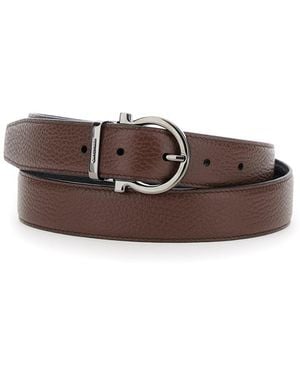 Ferragamo Double Adjus - Brown