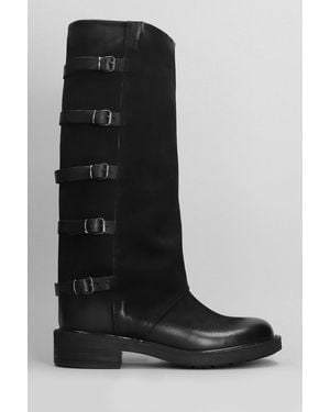 METISSE Low Heels Boots - Black