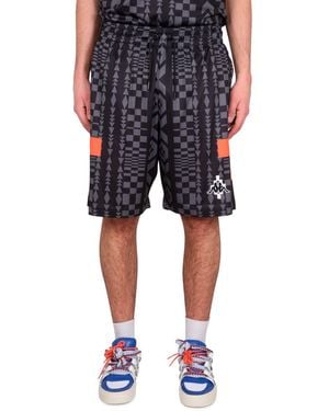 Marcelo Burlon X Kappa Bermuda Shorts - Black
