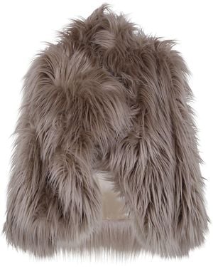 BB COUTURE "ice" Ecofur Jacket Clothing - Brown