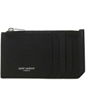 Saint Laurent Wallets - Black