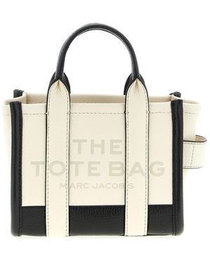Marc Jacobs Mini 'the Colorblock Tote' Shopping Bag - Natural