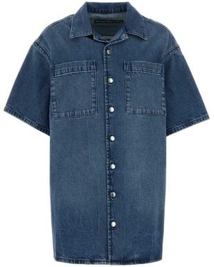 Alexander Wang Denim Shirt Dress - Blue