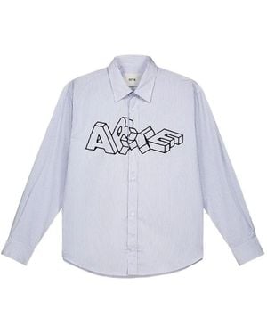 Arte' " Blocks" Shirt Clothing - White