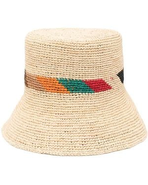 Paul Smith Artist-Stripe Sun Hat - Natural