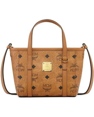 MCM Extra-Mini "Toni Top-Zip" Bag - Brown