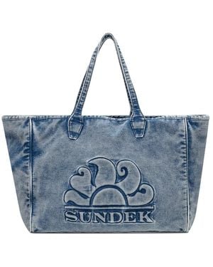 Sundek Rogers Beach Bag - Blue
