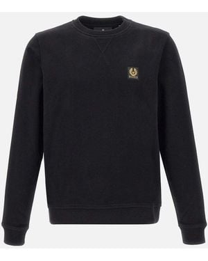 Belstaff Sweatshirt With Logo Patch - Blue