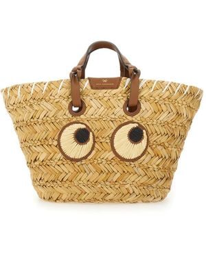 Anya Hindmarch Borsa A Secchiello Eyes Small - Metallic