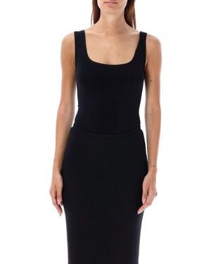 ÉTERNE Tank Bodysuit - Black