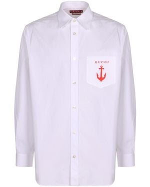 Gucci Cotton Shirt - White