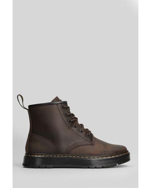 Dr. Martens Brookline Chukka Combat Boots - Brown
