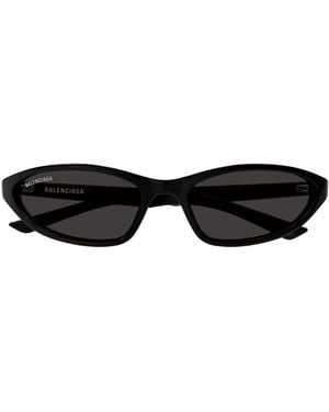 Balenciaga Bb0402S Neo Oval 2.0 Linea Everyday Sunglasses - Black