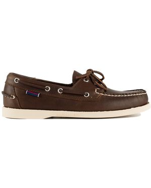 Sebago Docksides Portland Brown Loafer
