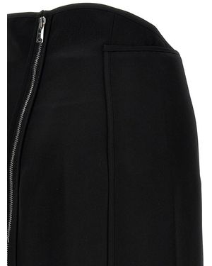 Coperni 'Long Zip' Skirt - Black