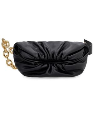 Bottega Veneta The Pouch Mini Leather Belt Bag - Black
