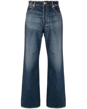 KENZO Dark Stone Suisen Relaxed Jean - Blue