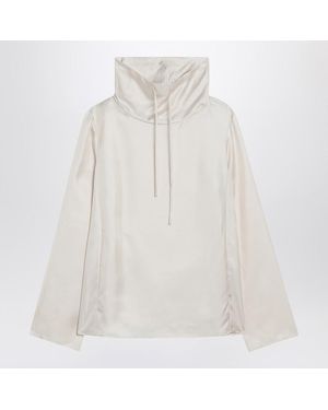 Loulou de Saison Ivory Cyna Blouse - White