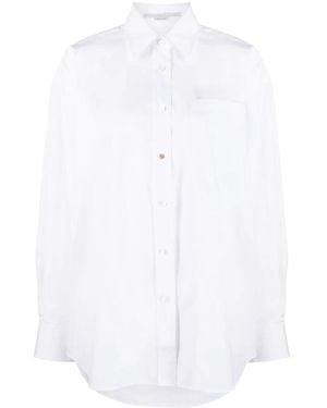 Stella McCartney Long-Sleeve Cotton Shirt - White