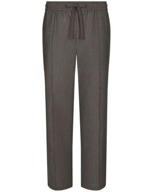 Dolce & Gabbana Wool Track Trousers - Grey
