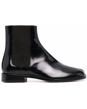 Maison Margiela Tabi Polished Leather Chelsea - Black