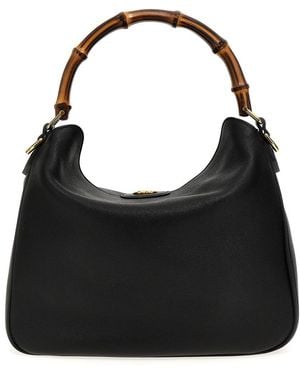 Gucci Diana' Medium Shoulder Bag - Black