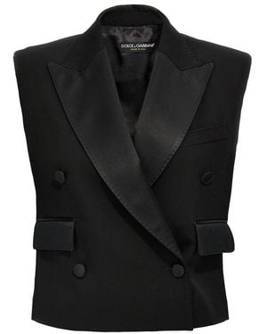 ベスト・ジレ Dolce & Gabbana Double-breasted bare back vest Dolce & Gabbana Double-Breasted Bare Back Vest | Grailed