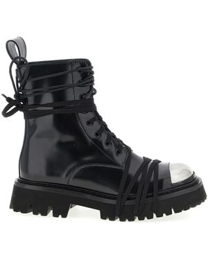 Moschino 'Combat' Combat Boots - Black