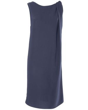 P.A.R.O.S.H. P.A.R.O..H. Long Dress - Blue
