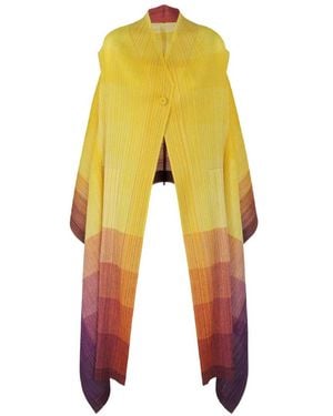 Pleats Please Issey Miyake Photon Jacket - Yellow