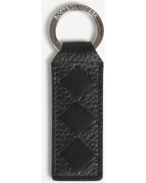 Bottega Veneta Leather Keychain - White