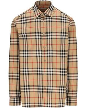 Burberry Shirts - Natural