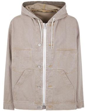 Sacai Denim Hoodie - Natural