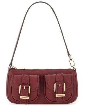 Michael Kors "Zoe Small" Clutch Bag - Purple