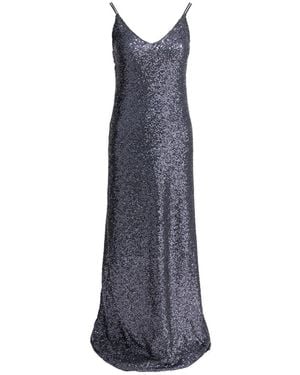 Semler Long Sequined Dress - Blue