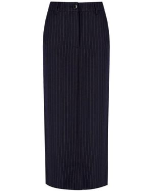 Essentiel Antwerp Glossary Midi Skirt - Blue