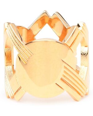 LEDA MADERA Anita Brass Ring - Metallic