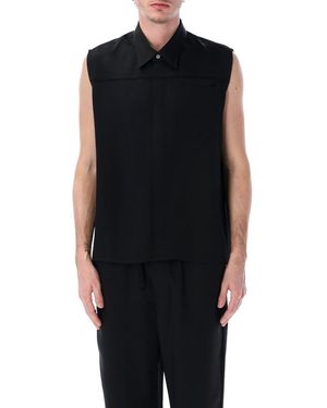 Ami Paris Sleeveless Shirt - Black