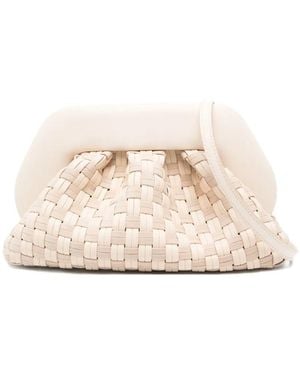THEMOIRÈ Clutch With Braided Design - Natural