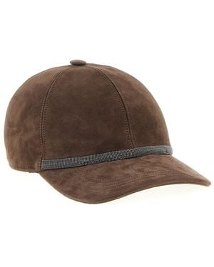 Brunello Cucinelli 'baseball' Cap - Brown
